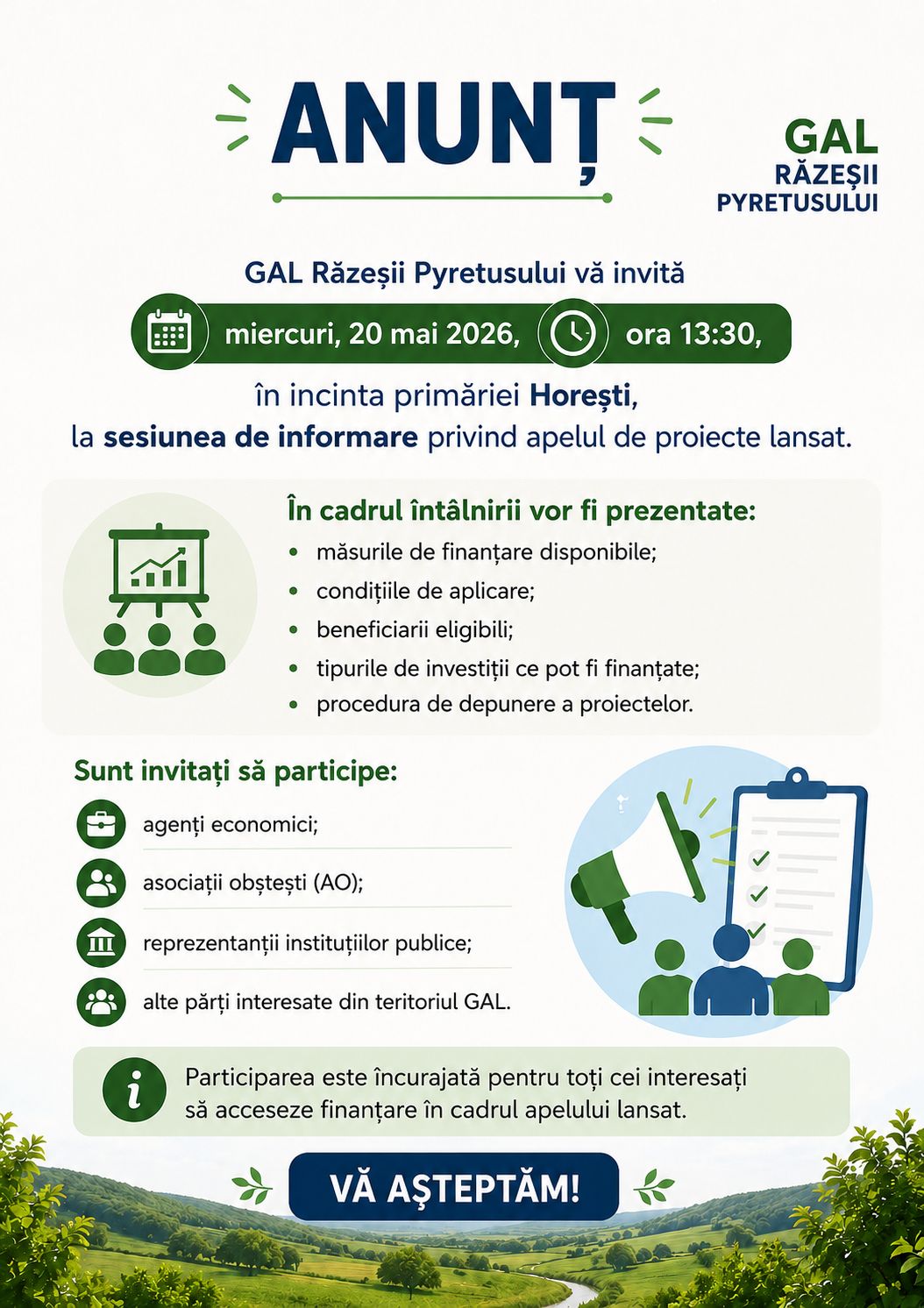 Anunț GAL